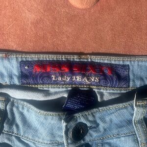 Miss Sixty Light Blue Boot Cut Jeans